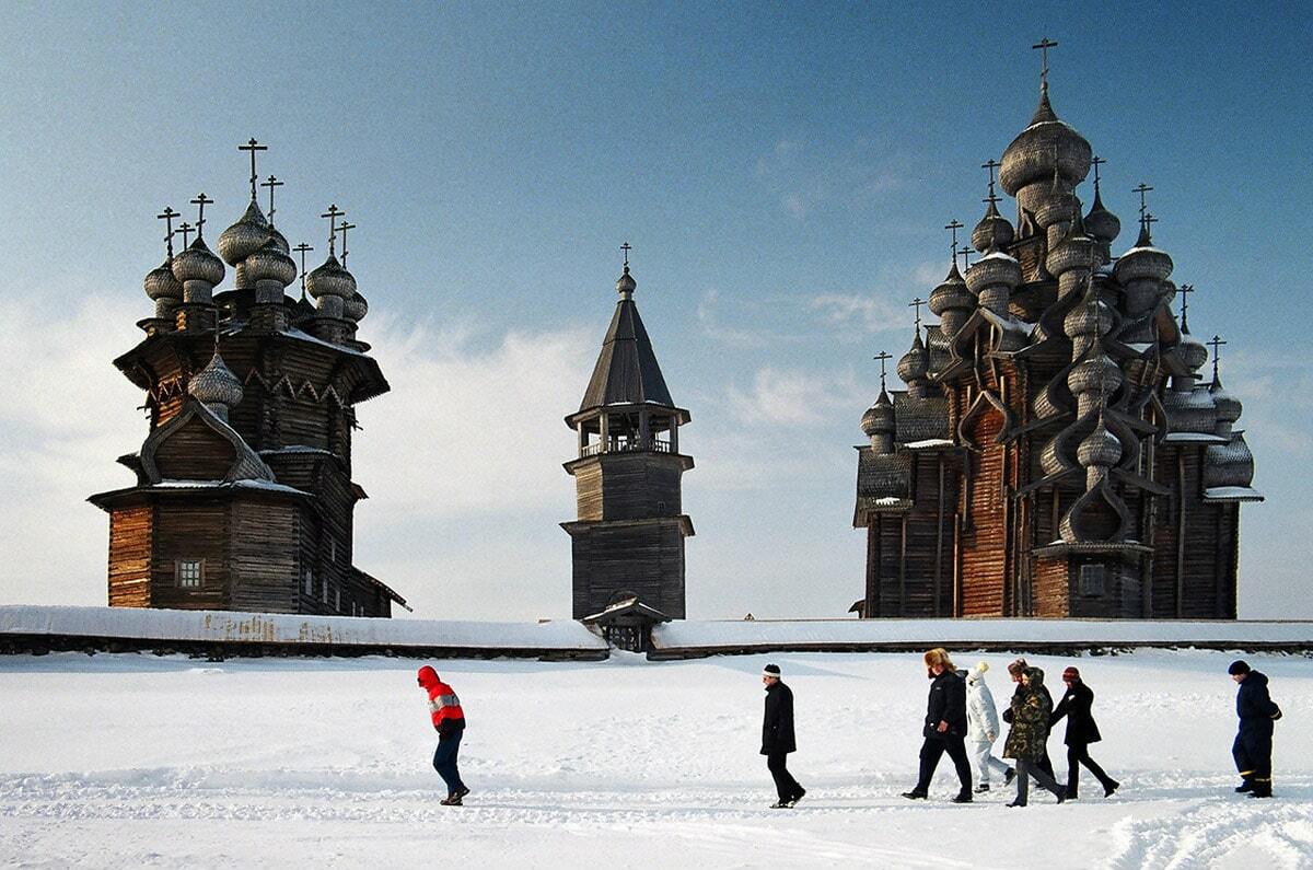 Зима в Карелии храм